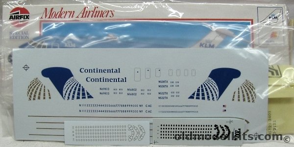 Airfix 1/144 Douglas DC-9-30 - KLM and Iberia - With ATP Continental Air Lines Decals and Window Decals, 03182 plastic model kit